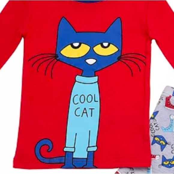 Pet The Cat Pajamas NWT size 2T - Picture 2 of 2